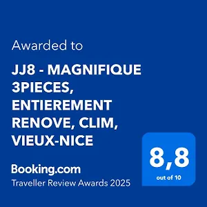 Jj8 - Magnifique 3pieces, Entierement Renove, Clim, Vieux-nice Apartment